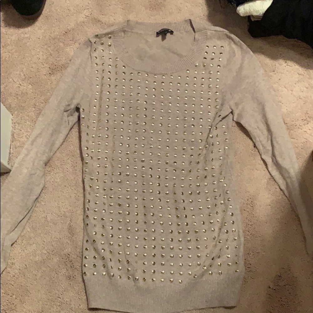 Express studded sweater